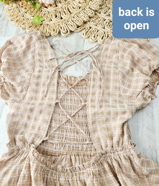 mable smocked top dress