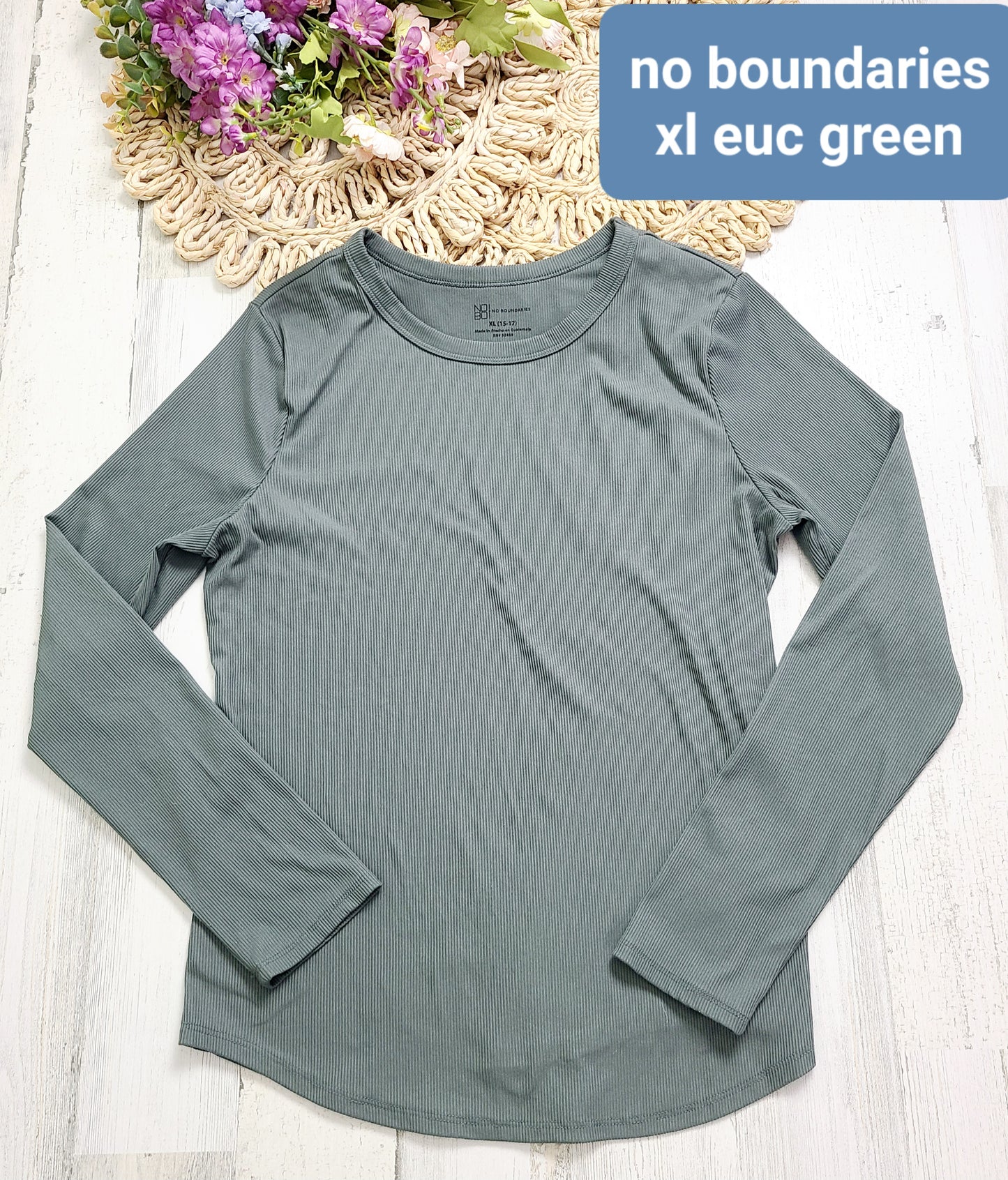 multiple colors no boundaries long sleeve xl
