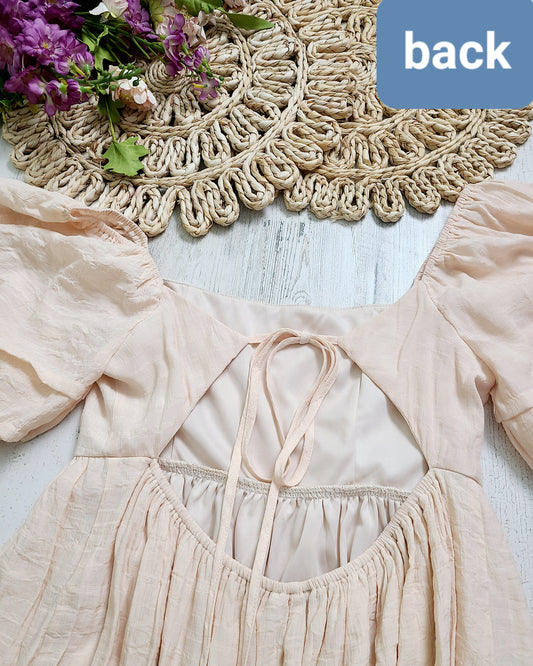 vici puff sleeve midi