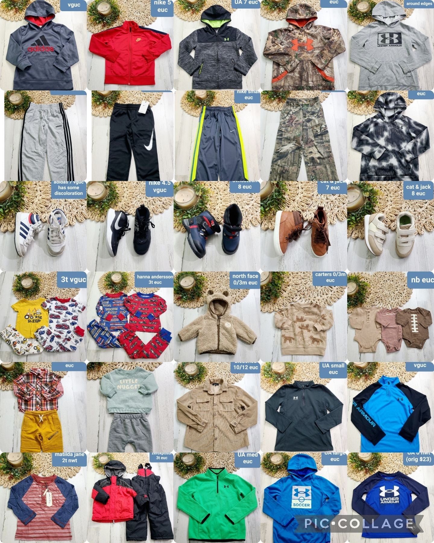 New Boy's Consignment Collection nb-6m & 18m-youth large