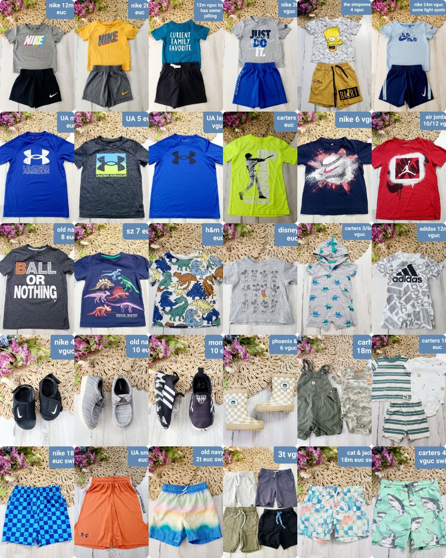 6/10 Boys NEW Collection (8:30am on Facebook, 10:30am Here)