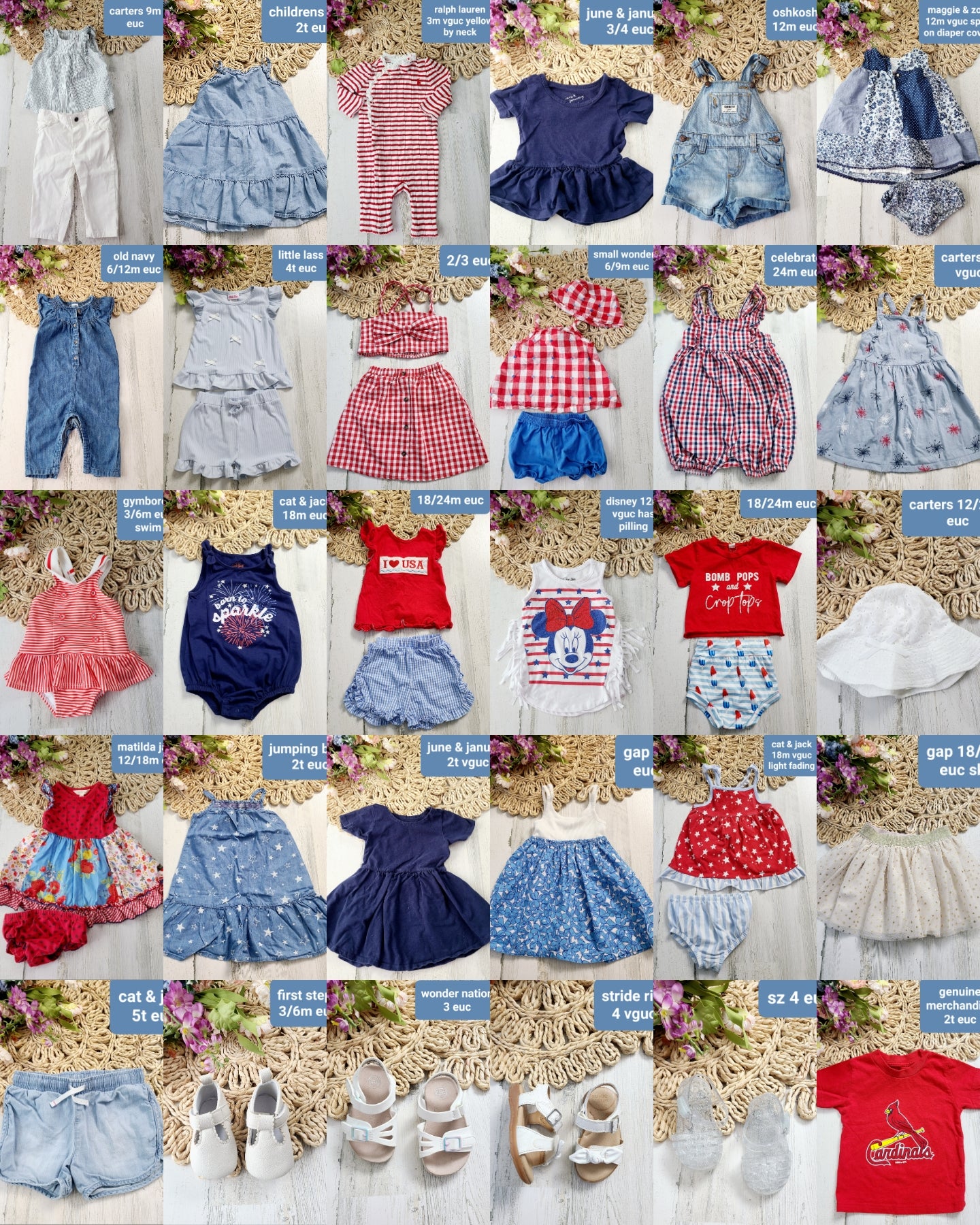 4th of July Kids & Womens