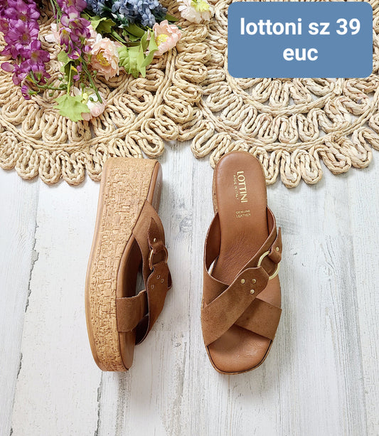 lottoni platform leather sandals