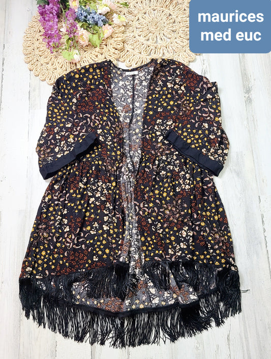 maurices tassle kimono