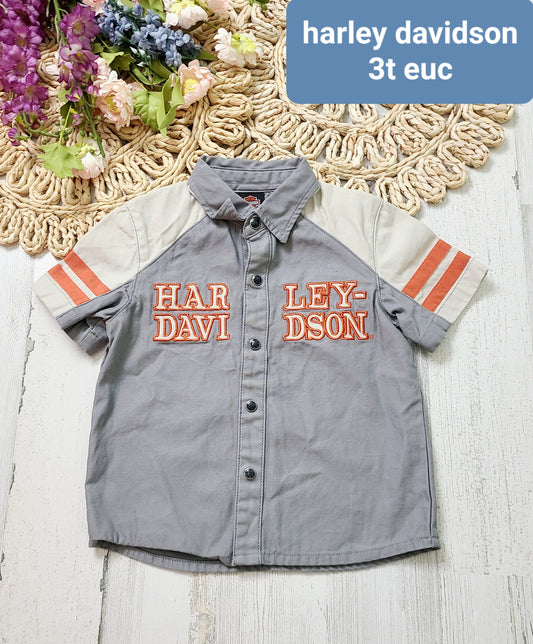 harley davidson button