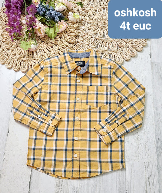 oshkosh yellow plaid