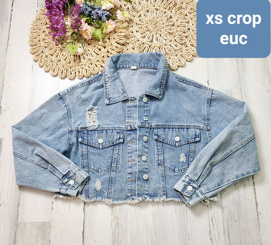 no brand crop jacket