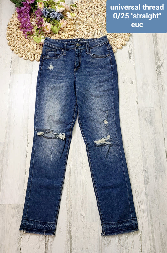 universal thread straight jeans