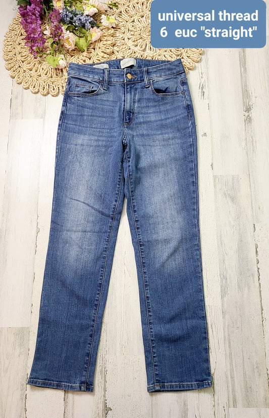 universal thread straight denim
