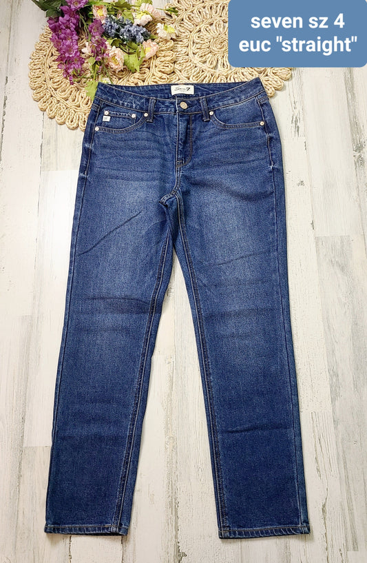 seven straight jeans