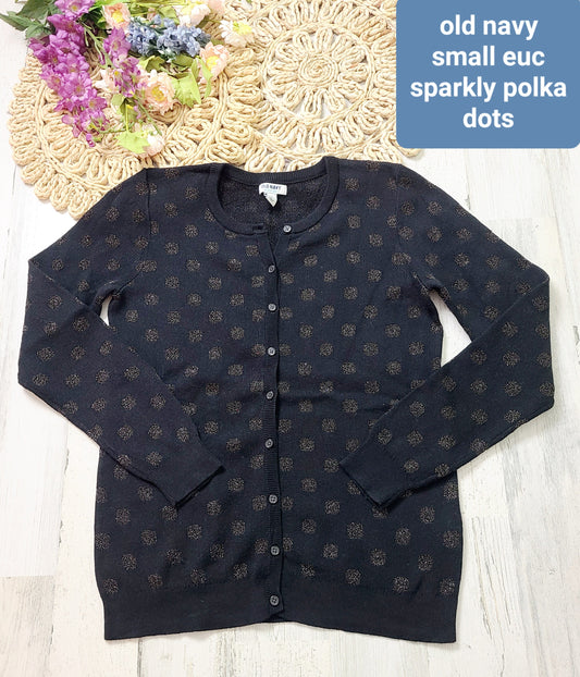 old navy dot cardigan