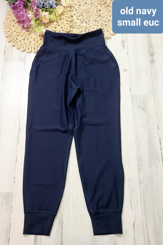 old navy navy joggers