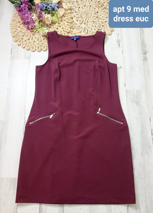 apt 9 wine dress