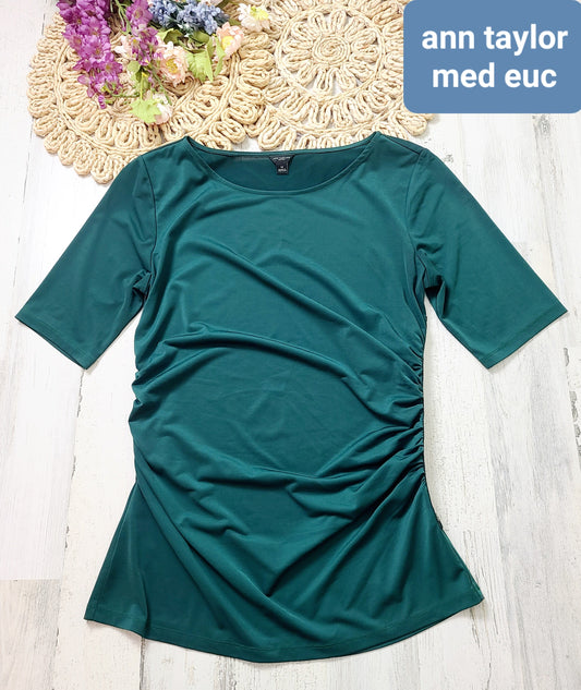 ann taylor green top