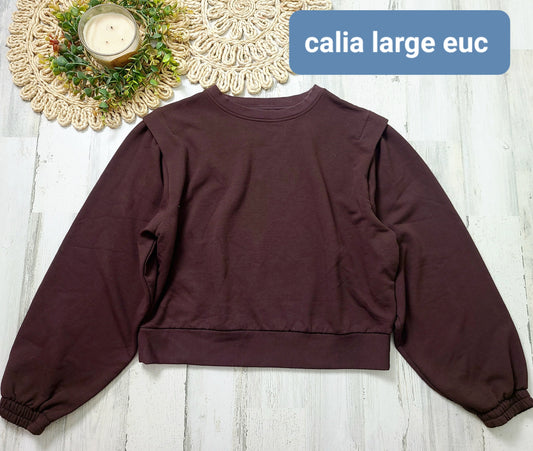 calia browncrewneck