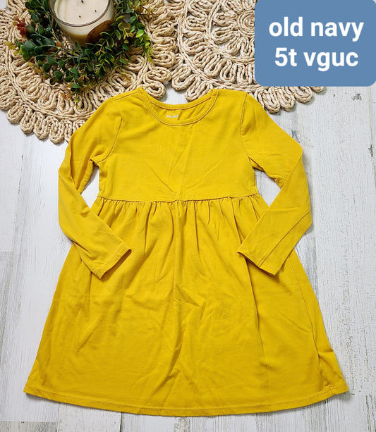 old navy mustard dress