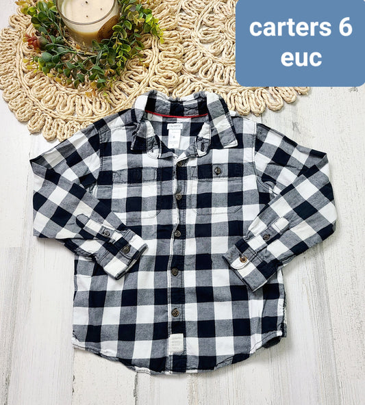 carters black plaid