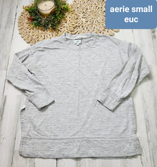 aerie tunic crewneck gray