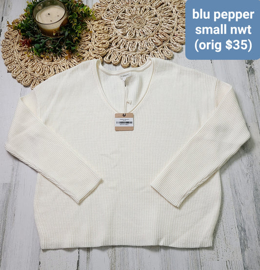 blu pepper oversized sweater