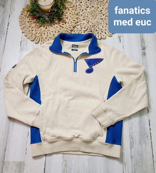 blues quarter zip