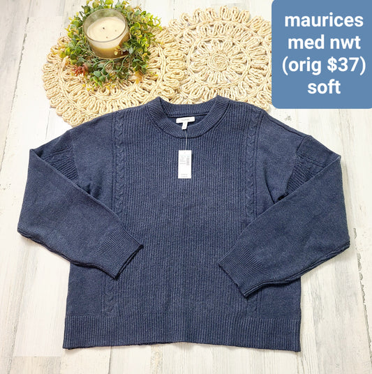 maurices new navy sweater