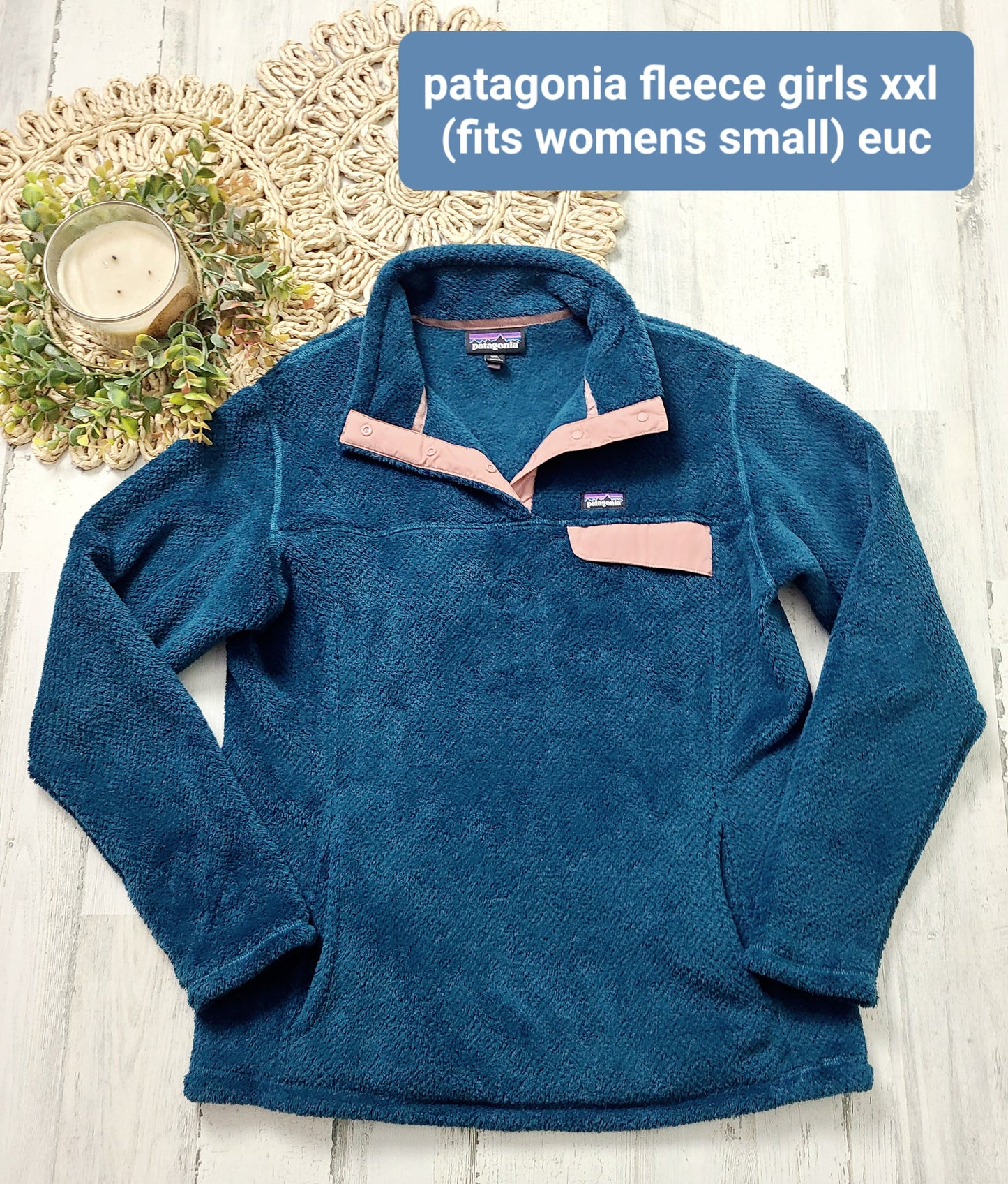 patagonia fleece blue