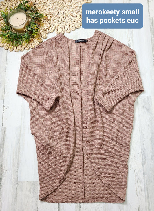 merokeety waffleknit duster