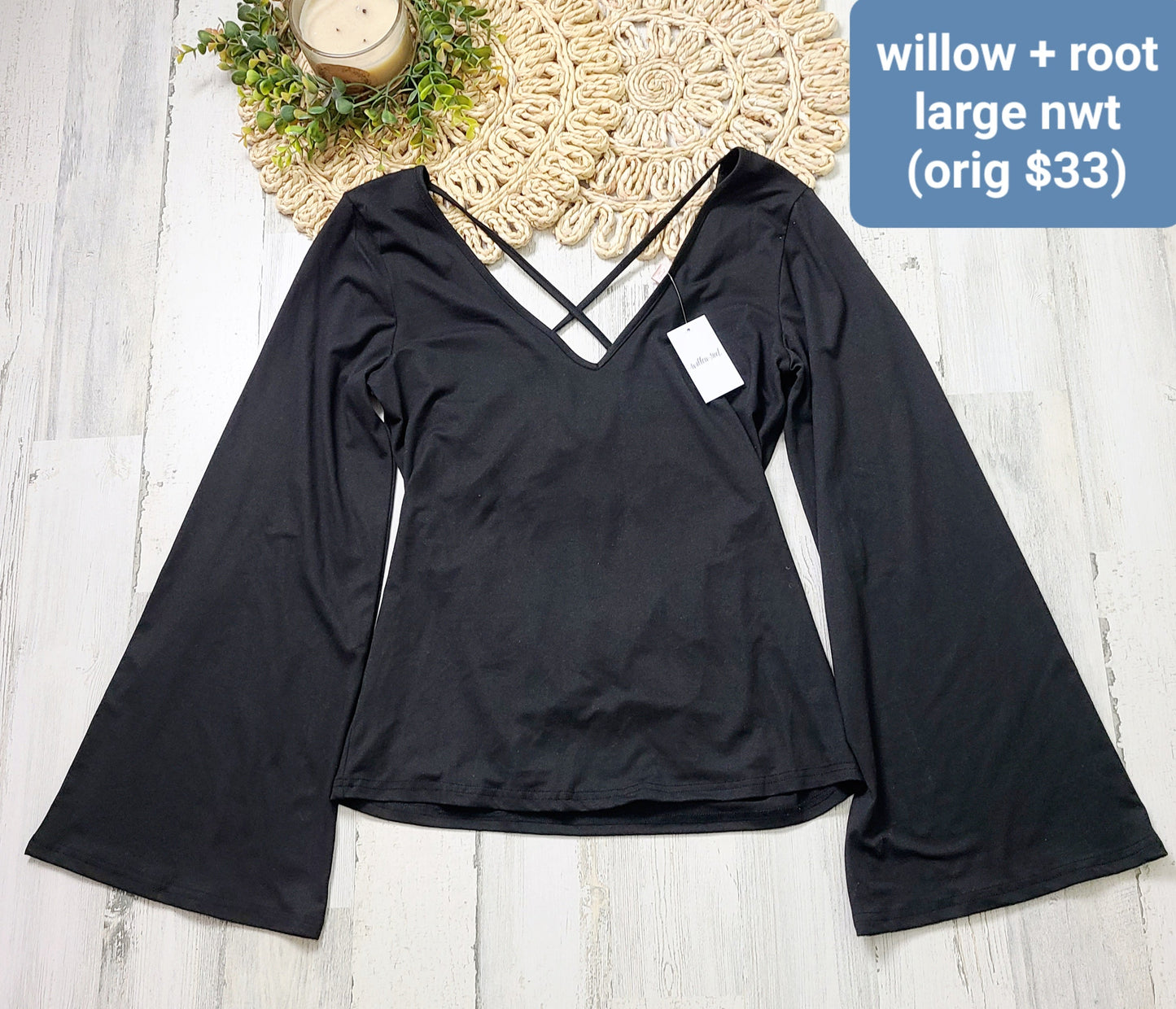 willow + root new open back