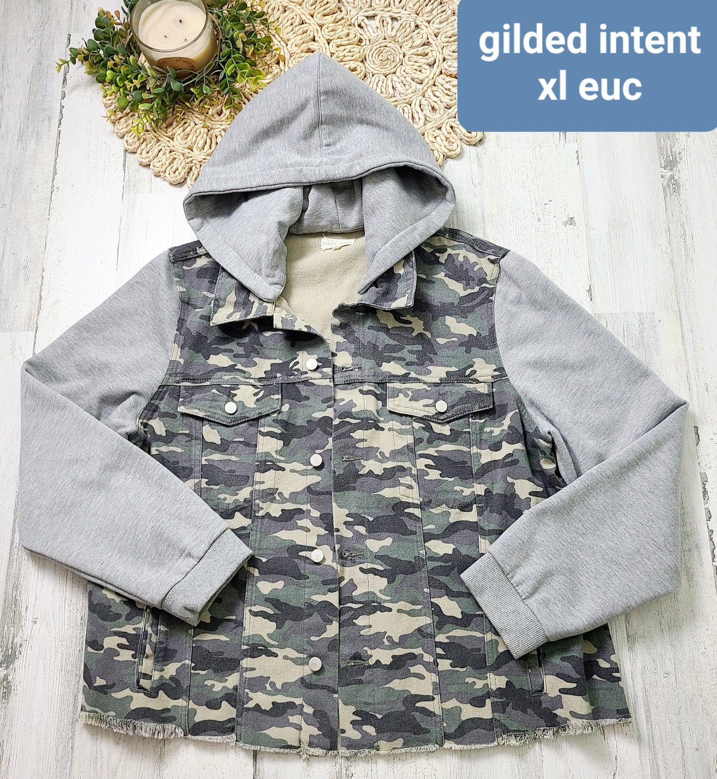 gilded intent camo jacket