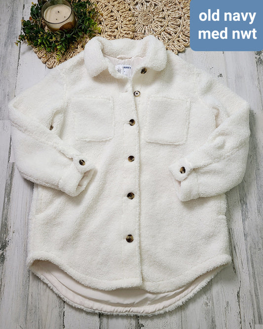 old navy new sherpa coat