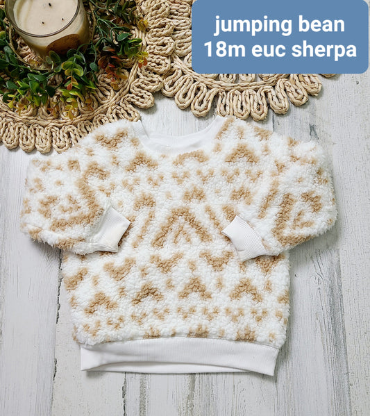 jumping bean sherpa