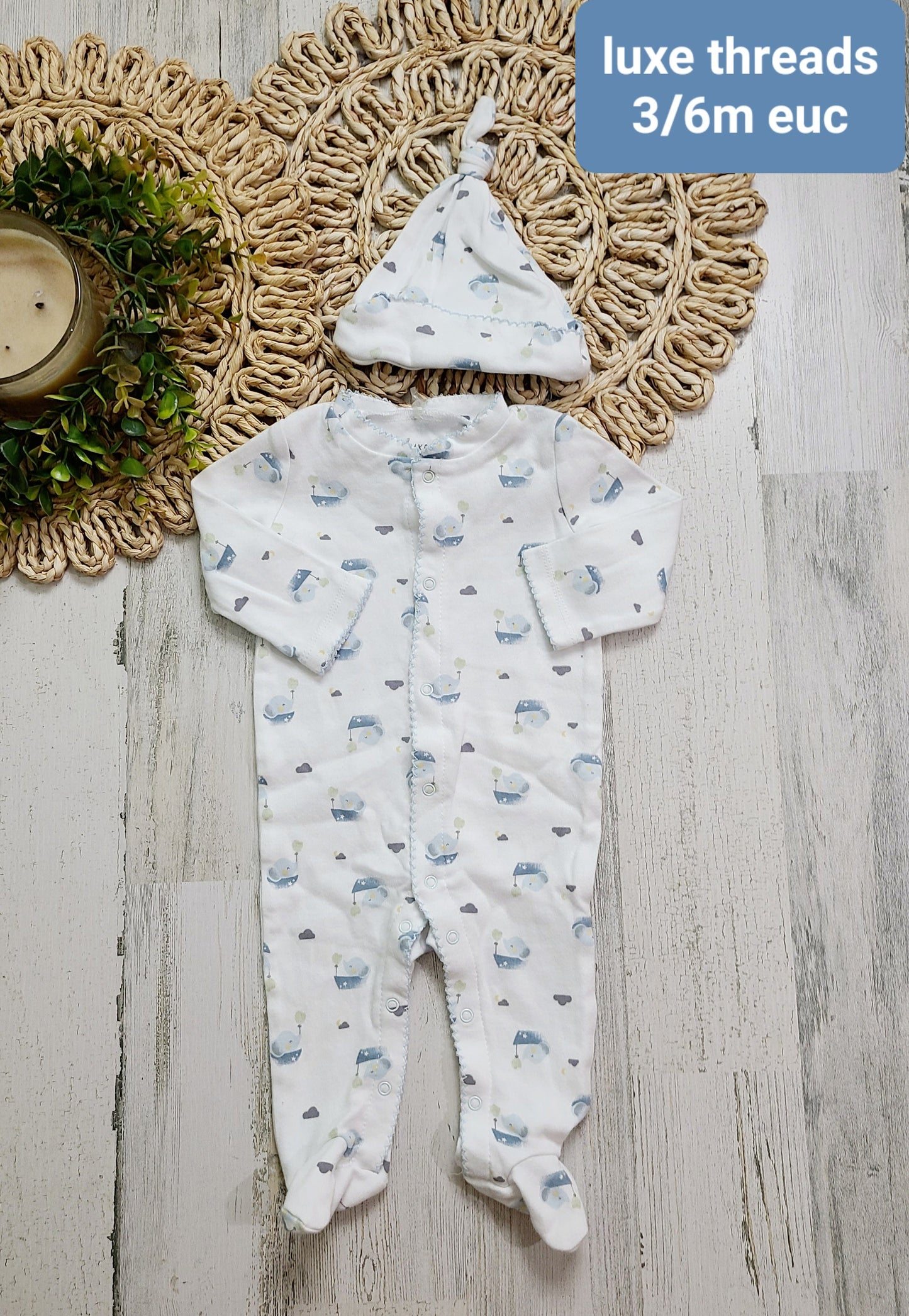 luxe threads with hat