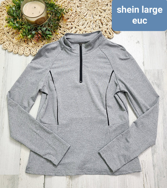 shein gray pullover