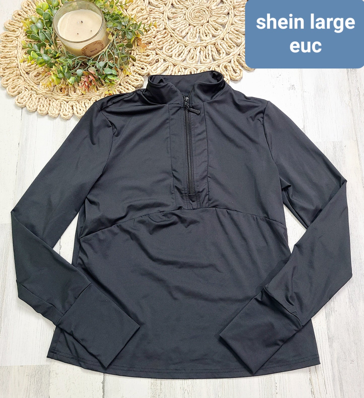 shein black pullover