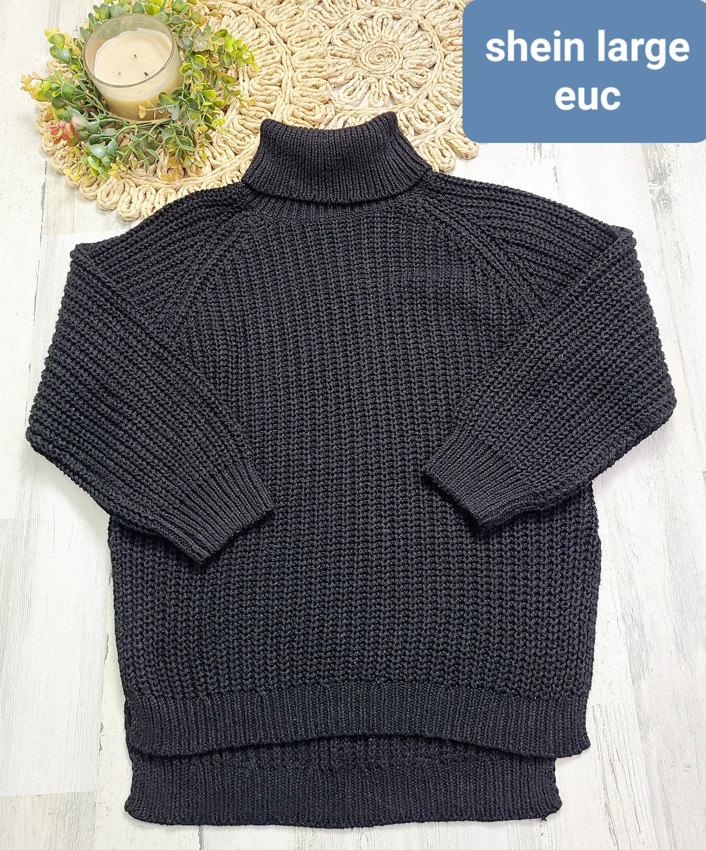 shein black turtleneck