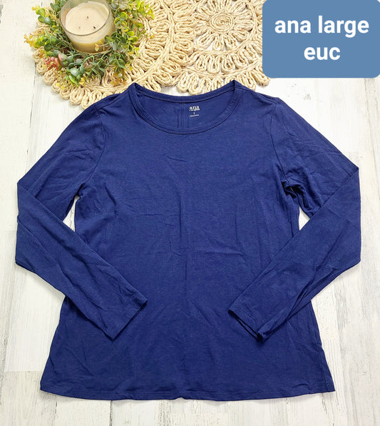 ana blue long sleeve
