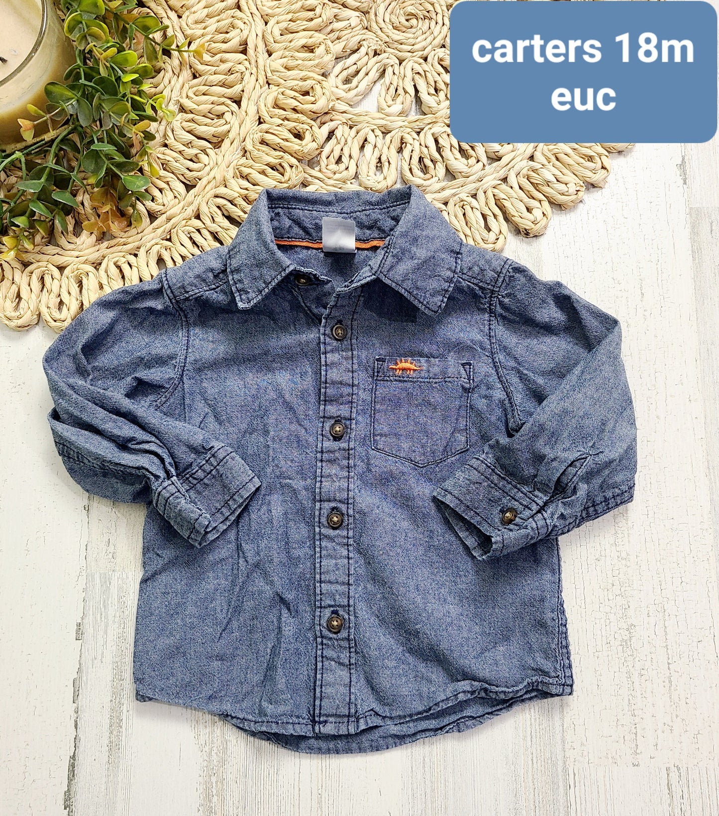 carters chambray shirt