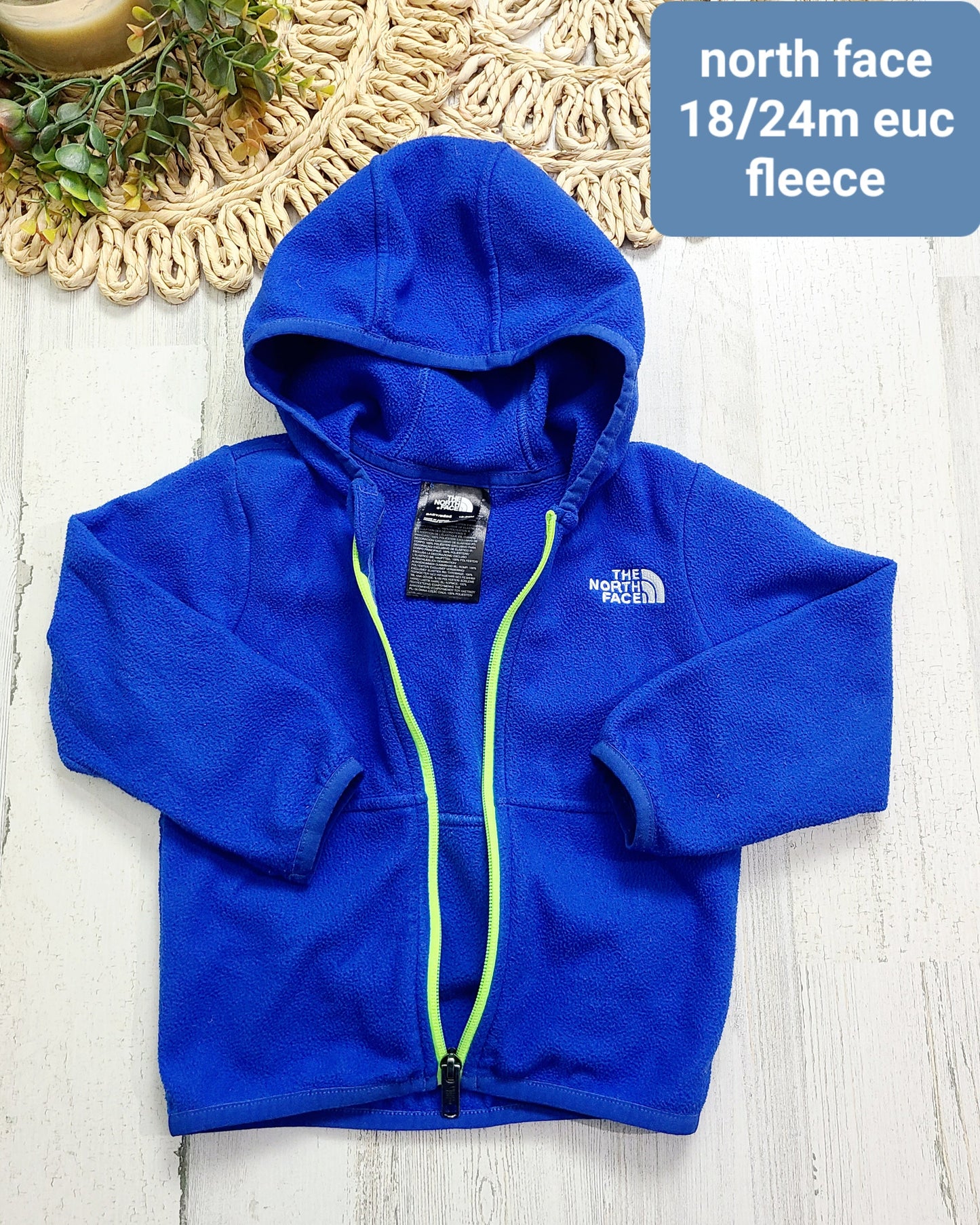 north face blue fleece