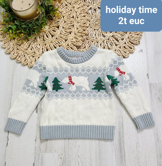 holiday time sweater