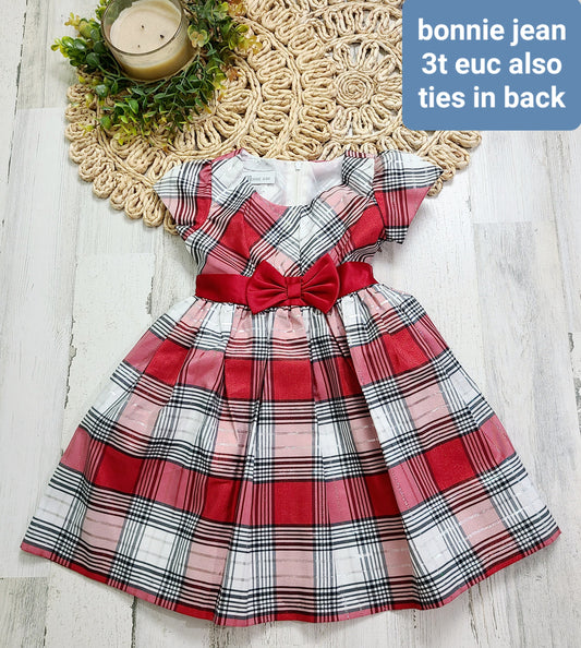 bonnie jean plaid dress