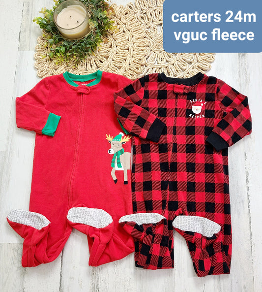 carters red and plaid