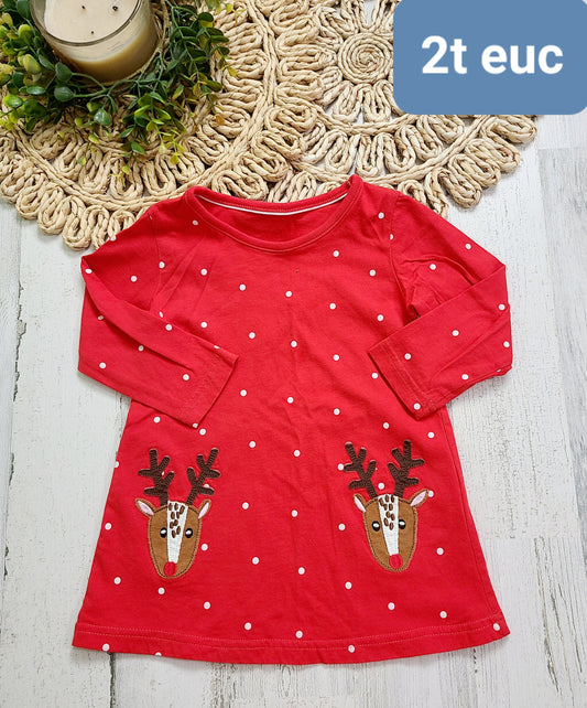 deer dot dress
