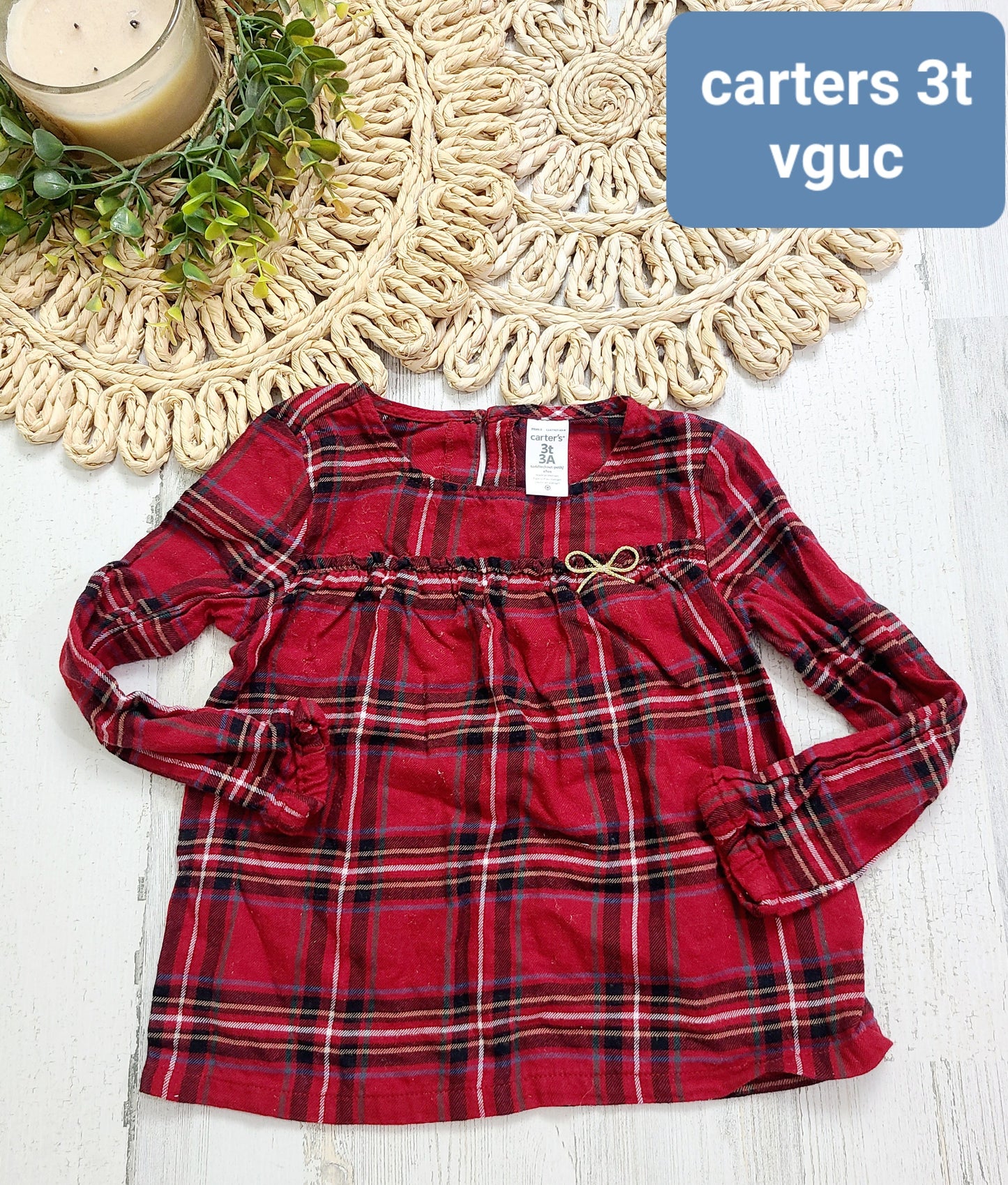 carters christmas plaid