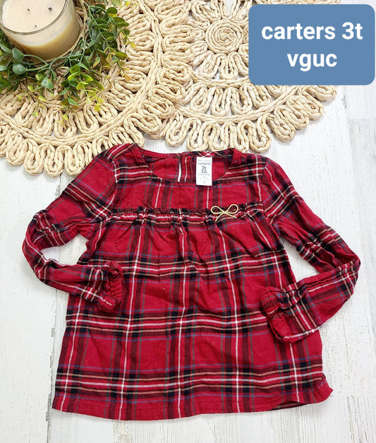 carters christmas plaid