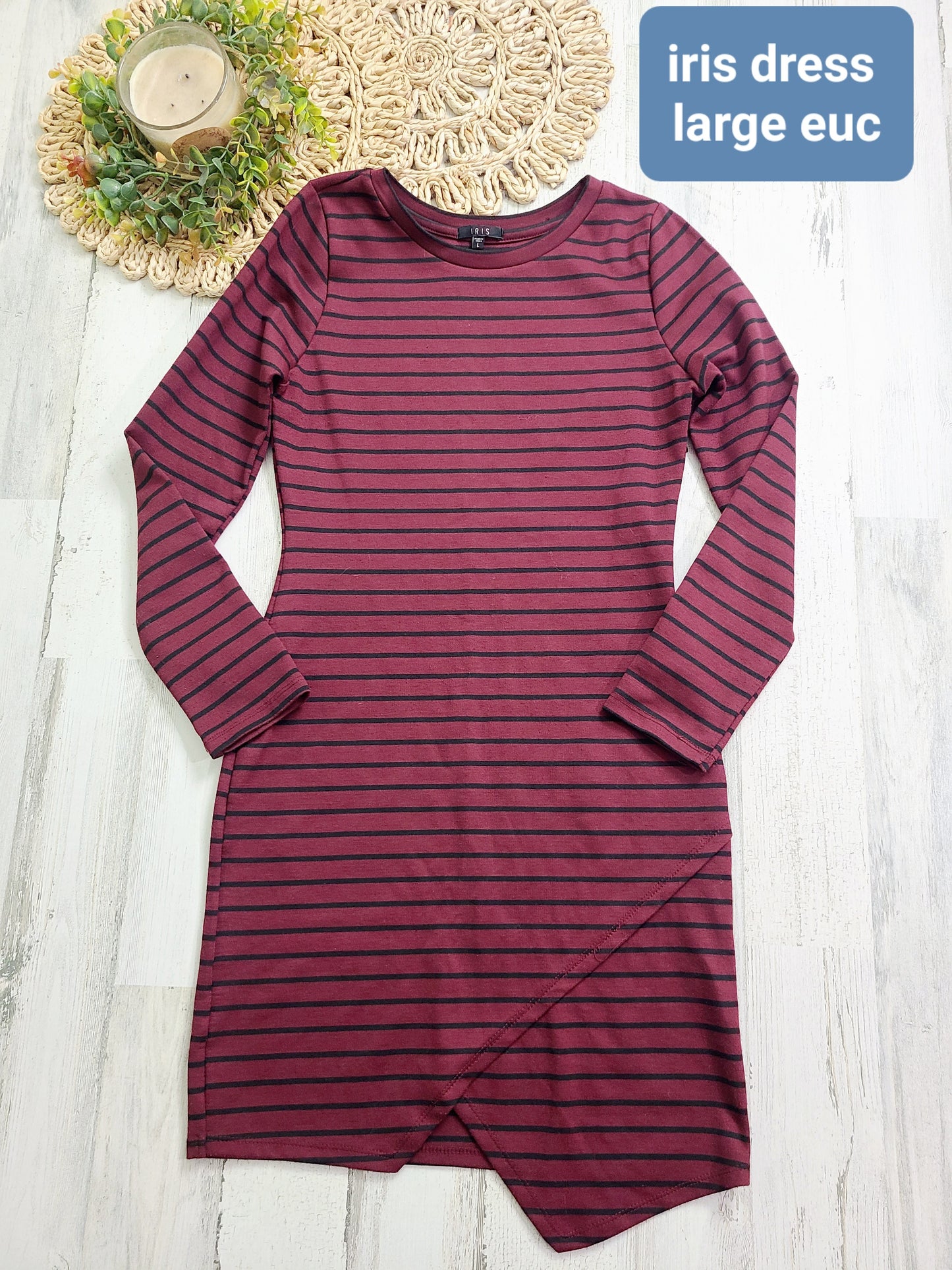 iris dress thick material