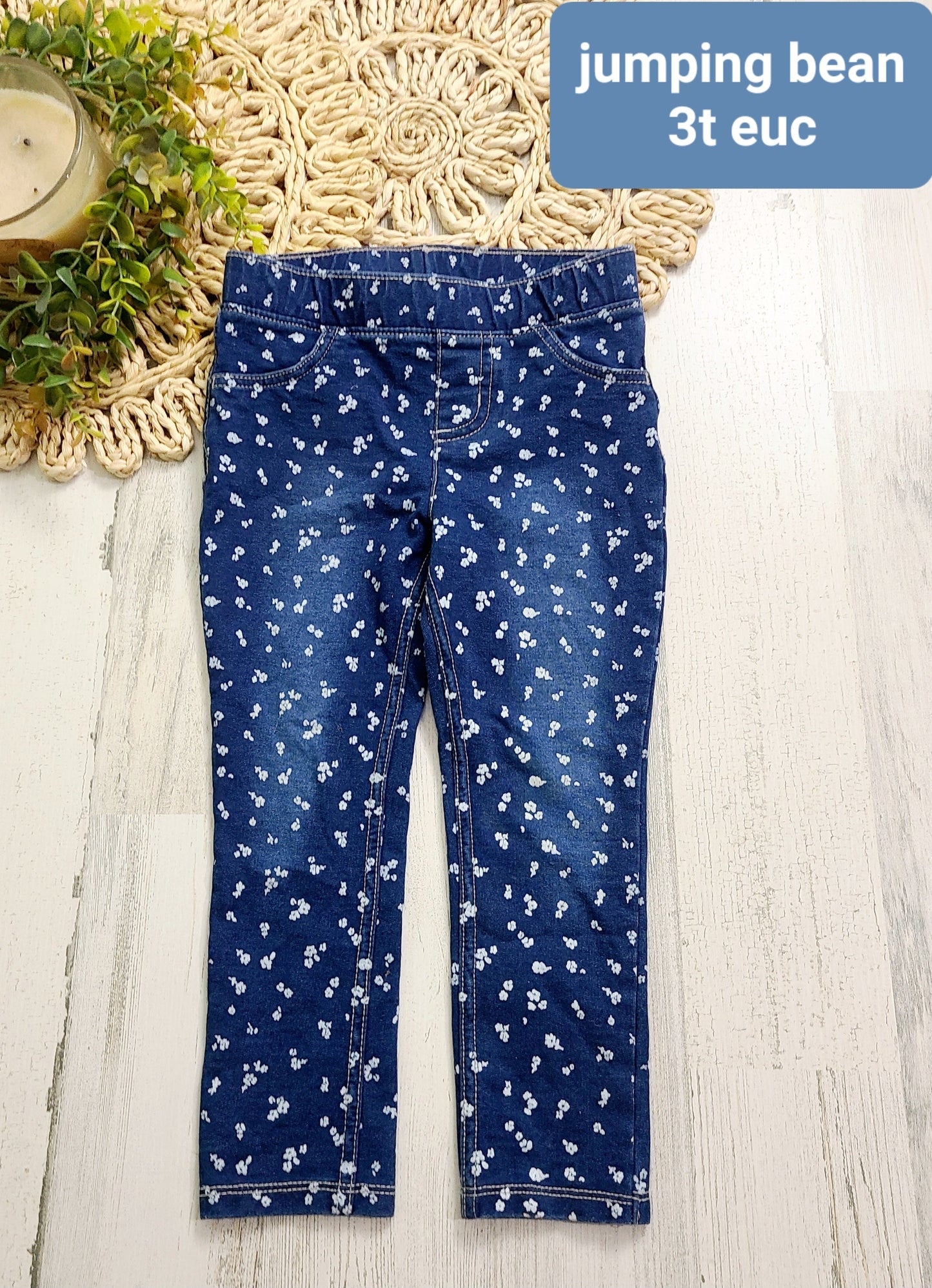jumping bean floral jeans