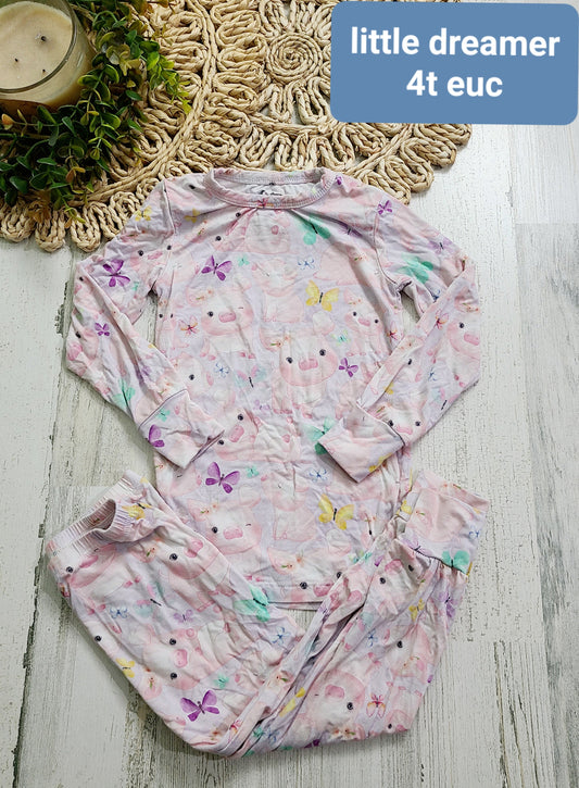 little dreamer pig bamboo pj