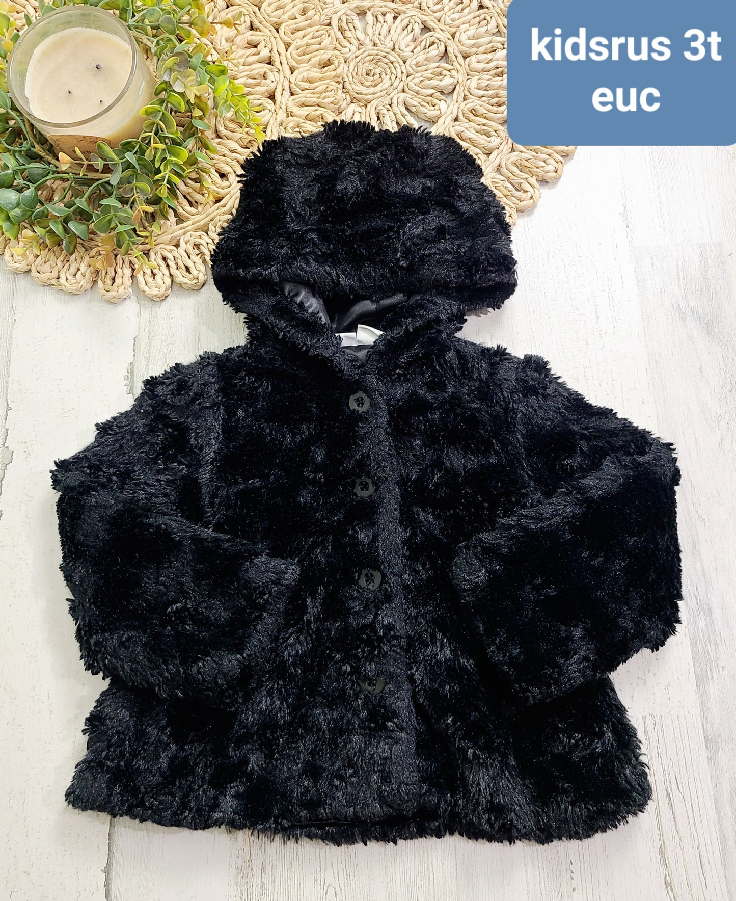 kidsrus fur/fleece coat