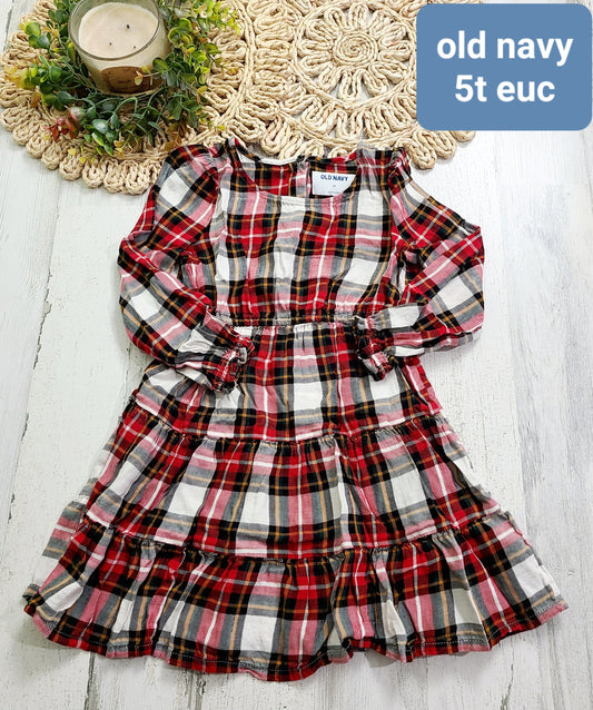 old navy plaid dress