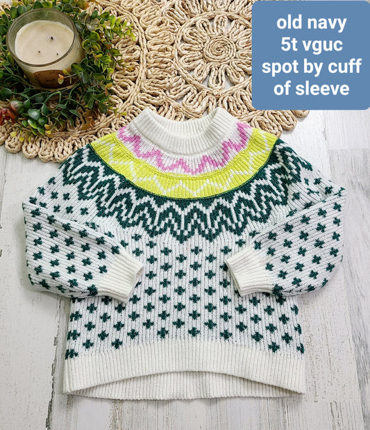 old navy colorful sweater